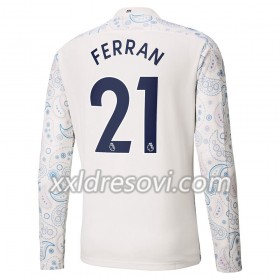 Manchester City Ferran Torres 21 Treći Nogometni Dres 2020-2021 Dugim Rukavima